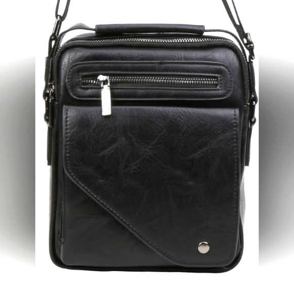 Classic Fashion Other - Classic Fashion Black Multi Compartment Messenger Crossbody Bag